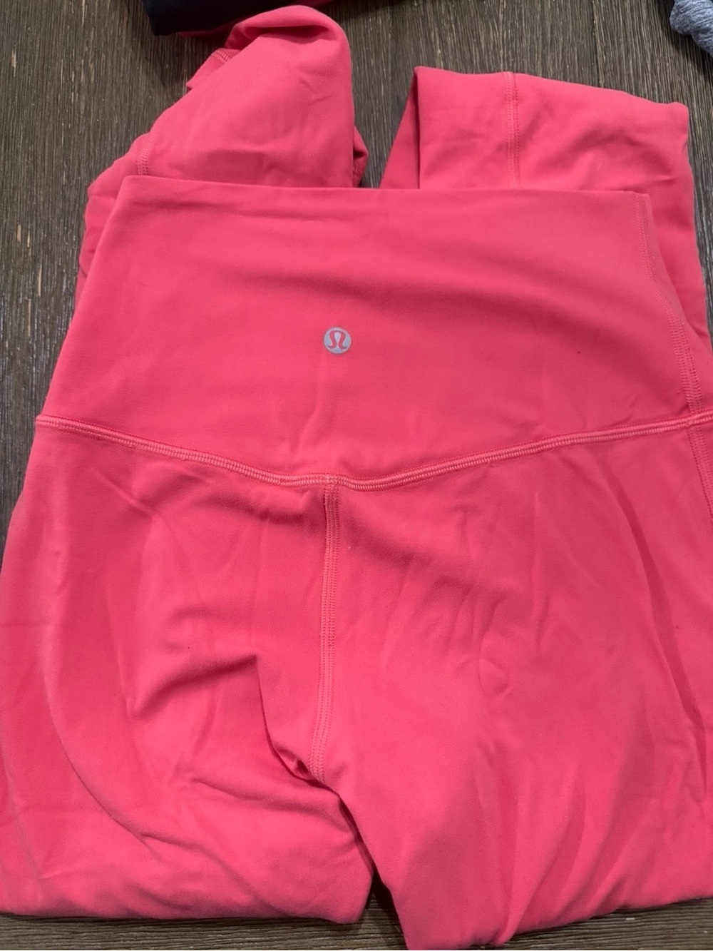 lululemon athletica High-Waist Women's Shorts - Bright Coral. Size 4.